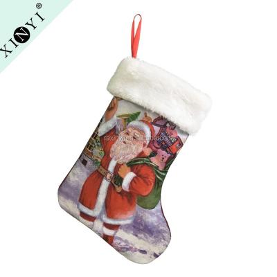 China Christamas home decoration/festival/stocking 2016 wholesale fancy Christmas custom product christmas gift decoration/ornament Christmas home ornaments promotion bulk stocking for sale