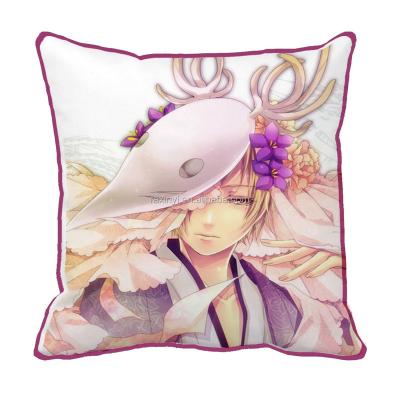 China Custom Made Eco-friendly Japanese Comics Pillow Case Sublimation Decorative Anime Tokyo Cushion Covers Wholesale for sale