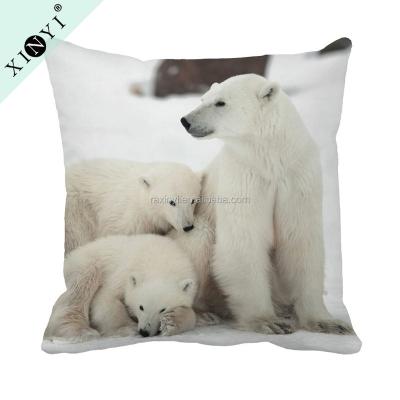 China Eco-Friendly Polar Bear Deer Heap Penguin Wholesale Custom Design Cushion Covers Throw Pillow Covers Digital Printed Cushion Cover for sale