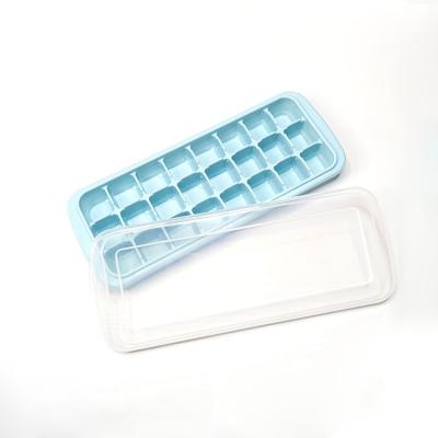 China Sustainable DIY Kitchen Ice Mold Food Grade Silicone Custom Ice Cube Mold Ice Trays With Lid OEM/ODM for sale