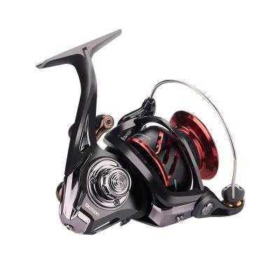 China Aluminum LEFT HAND Reel 5.5:1 Spinning Reel 16KG Max Drag Handle Line Spool Carp Fishing Tackle 6+1BB Fishing Reel for sale