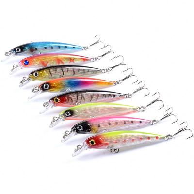 China Best Selling ABS Plastic Sea Fishing Equipment 3D Minnow Eyes Minnow Lures Fishing With Good Action for sale