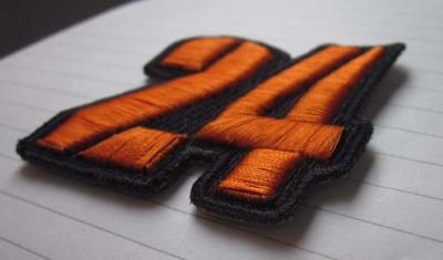 China 3D Embroidered Custom Embroidered Patches No Minimum For Logo Label for sale