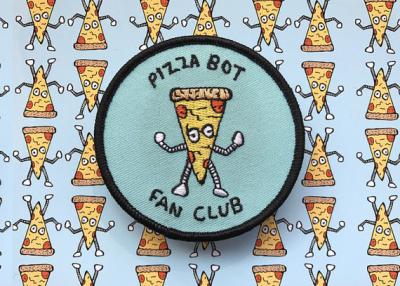 China Cute Club Embroidered Logo Patches , Collectible Custom Embroidered Badges for sale