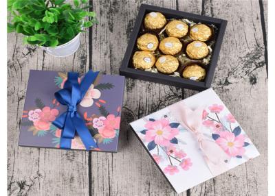 Cina Fiori/cartone variopinto di carta su ordinazione del contenitore regalo del cioccolato che fa scorrere il contenitore di regalo del cassetto in vendita