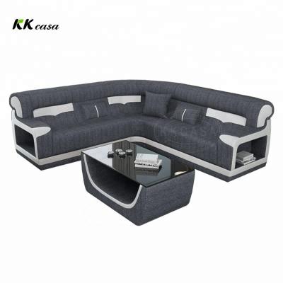 China Morden Modern Living Room Combination Sectional Sofas Set 7 Seater Corner Couch for sale