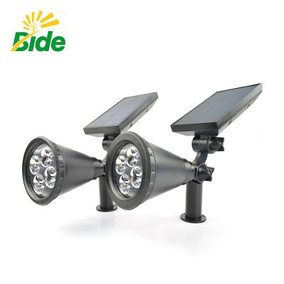 China Home Outdoor Adjustable Warehouse Wall Lights Led Solar Powered Floodlight Garden Light for sale