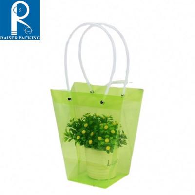 China Alibaba Supplier High Quality Portable Custom Flower Gift Plastic Shopping Bag for sale