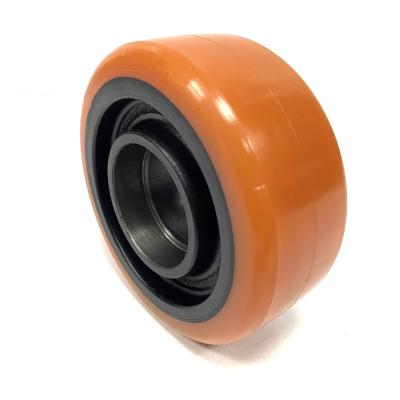 China Industry Polyurethane Wheels And PU Caster Wheel For Forklift for sale