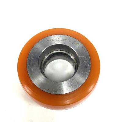 China Industry 115X55mm Electric Forklift Polyurethane Casters /wheels for sale