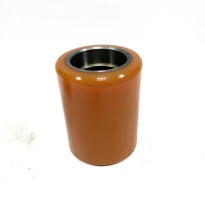 China Industry wholesale price PU forklift industrial hydraulic caster bearing front wheel for sale