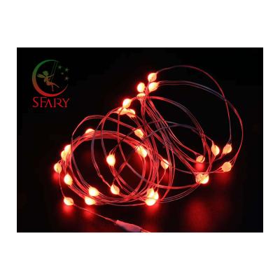 China Festival Christmas Decoration Light Factory Cheap Price Led Copper Wire Fairy Holiday Lighting Best Outdoor String Lights for sale