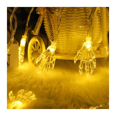 China Halloween led string lights factory directly supply Halloween led string hand bone lights for sale