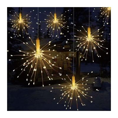 China Best Med Starburst Awards Starburst Holiday Light Merry Christmas String Led Firework Lights for sale