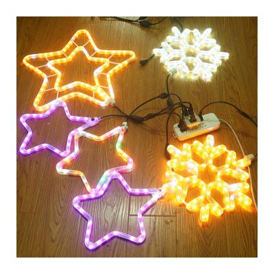 China Wholesale High Quality Christmas Festival Christmas Decoration Light Led Outdoor Snowflakes Lit for sale