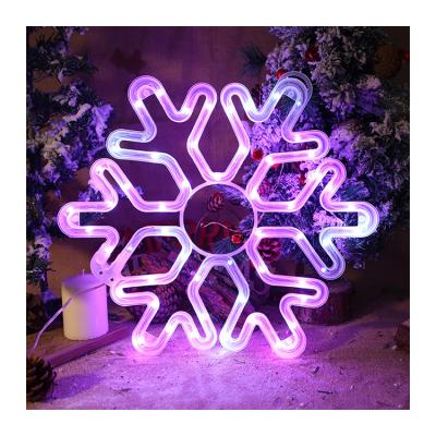 China High quality and best price Christmas lighted outdoor festival Christmas decoration light led waterproof snowflakes sculpture lights for sale