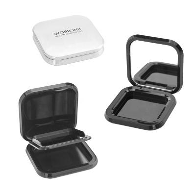 China High Quality Cosmetic Square Cosmetic Container WH-F204 Empty Compact Powder Case for sale