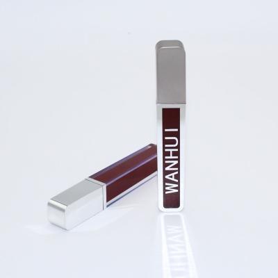 China Wholesale Cosmetic Empty Transparent Square Lip Gloss Tube Container With Private Logo for sale