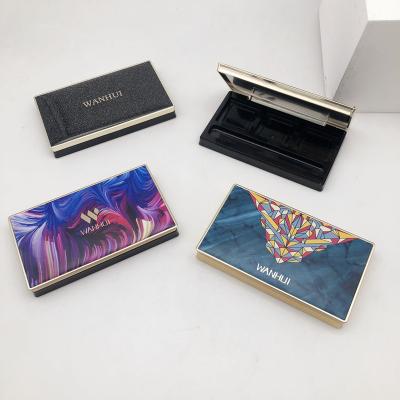 China New Fashion Y625 High Quality Aseptic Durable Empty Highlighter Bar Cosmetic Eyeshadow Palette Packaging Plastic Square Personal Care CMYK Accept for sale