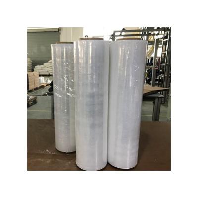 China Popular Moisture Proof Transparent Strong Stretch Film LDPE Stretch Cheap Winding Stretch Film for sale