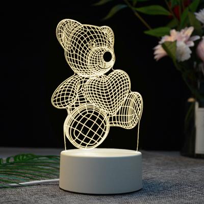 China Creative Agriculture JVG-08 3D Night Light Model Luminescent Lamp Christmas Gift Valentine's Day Gifts For Friends Business Gifts for sale