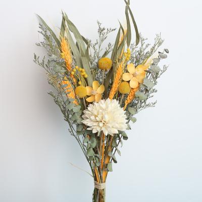 China JDFG-31 Real Dried Flowers Dried Flower Gifts Dried Flower Wedding Bouquet For Valentine's Day Gift for sale