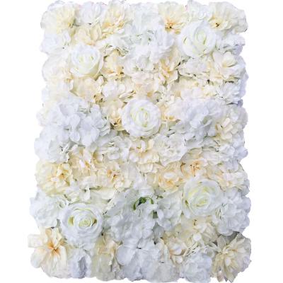 China FW-013 Artificial Flowers Silk Rose Hydrangea Wedding Decor Silk Flower Wall Wall Decor For Wall Decor Flower for sale