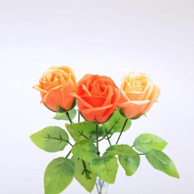 China Simple Artificial Soap Flower JSF-55 Rose Flower Heads Soap Rose for Artificial Soap Rose for sale