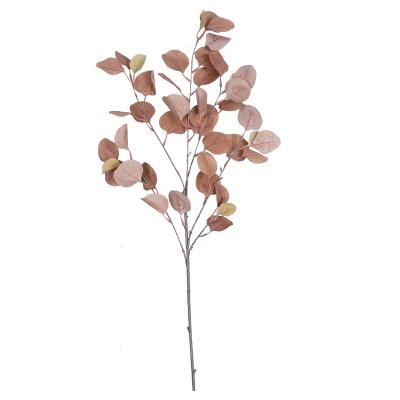 China AE-006 Simulated Leaf Silk Artificial Eucalyptus Colored Silk Eucalyptus For Shooting Props for sale