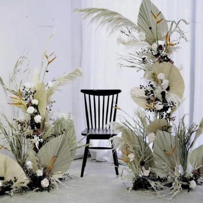 China JDP-042 Wholesale Natural Palm Leaf Dried Leaves Palm Dried Palm Leaves Decor for sale