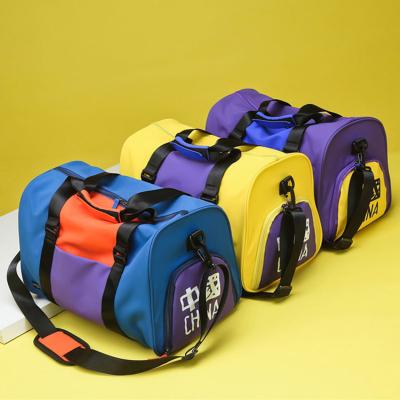 China Sports Shoulder Yoga Outdoor Travel Duffle Bag Fashion Weekend Football Sports Gym Bag Customized Unisex Wholesale for sale