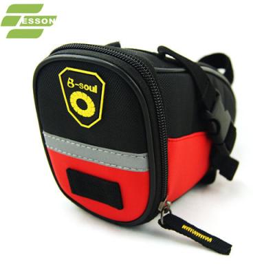 China Bike Bag Customized Waterproof Bag Cycling Pattern Polyester Bicycle Lock Waist Bike Travel Bag for sale