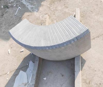 China For Chinese Pavement Edge Pavement Bluestone Lime Blue Landscape Restriction Curved L828 for boordstenen for natuursteen factory sale for sale