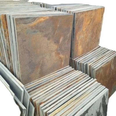 China Traditional Cheap Chinese Rusty Slate Tiles for sale