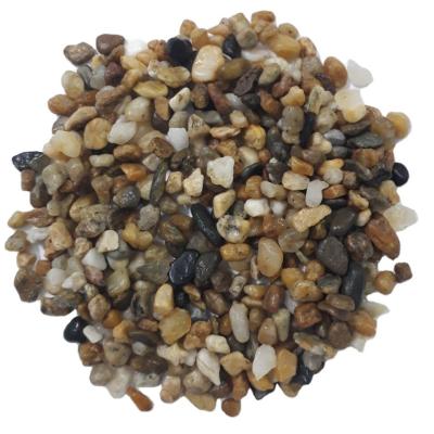 China Natural modern mixed color river pebble stone factory sale directly for sale