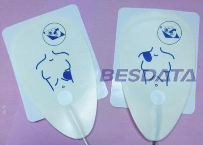 China White Color Adult AED Pads Placement , AED Pediatric Pads For Defibrillation for sale