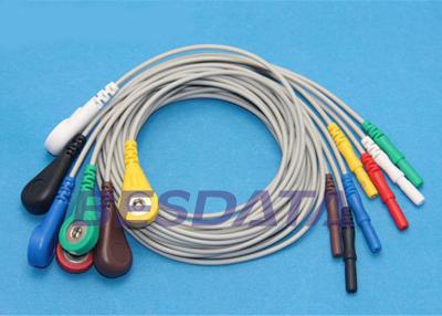 China Safety ECG Cables And Leadwires For  / Datascope / Spacelab for sale