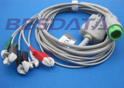 China T5 / T8 ECG Cables And Leadwires Compatible Mindray Patient BeneView for sale