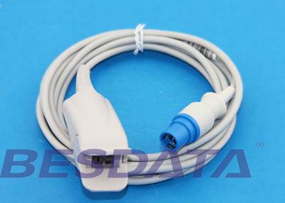 China 7pin Spo2 Finger Probe , Reusable Spo2 Sensors Compatible For Siemens Drager SC6002XL for sale