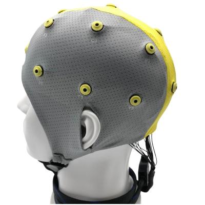 China BESDATA portable sports wireless active dry electrode blank skull EEG electrode cap for reseach and neurofeedback Te koop