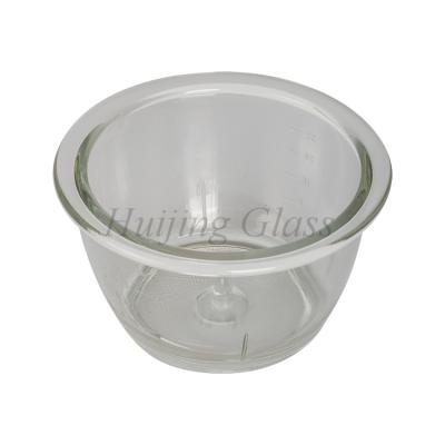 China HJ-02 China hotel price bowl 1000ml mini glass cup using for food mixer machine chopper for sale