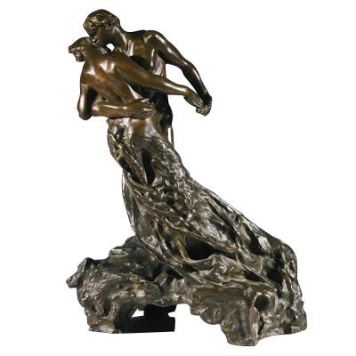 China Creative China Figurine Bronze Sculpture Souvenir Gift Figure Statue for sale