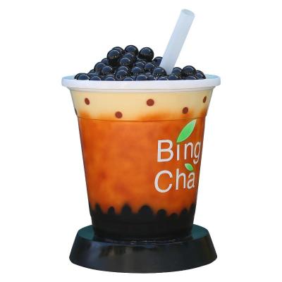 China China Net Red Tea Shop Pearl Milk Tea Cup Cartoon Milk Resin Customized Decorative Model for sale