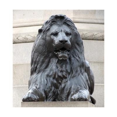 China Customizable China Large Life Size Lion Carving Sculpture Resin Lion Statue For Outdoor Garden Decoration for sale