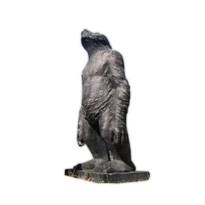 China China Resin Large Outdoor Sculpture Decorative Gorilla Statue for sale