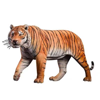 China Handwork Animal Statue China Bengal Tiger Simulation Tiger Resin Model for sale