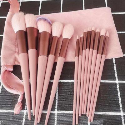 China 13Pcs Makeup Brush Set Bag Foundation Powder Eyebrow Eyeshadow Skin-Friendly Blend Blush Brush Beauty Make Up Kit Tool for sale