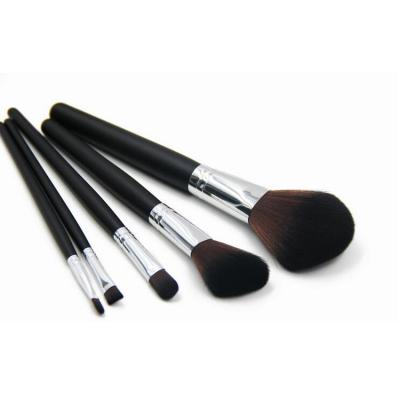 China Angular Blush Tools 5pcs Wholesale Cosmetic Professional Custom Logo Powder Blush Eyeshadow Eyebrow Lip Brush Makeup Set Brush for sale