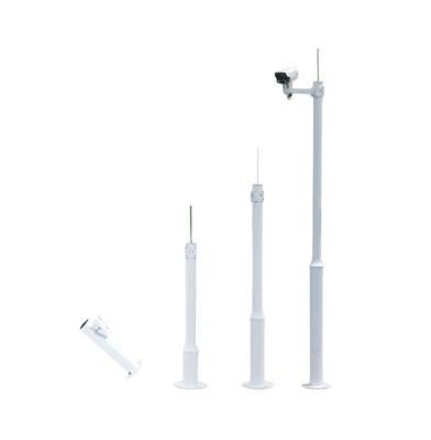 China Multifunctional Smart LED Street Light Pole Square 5G Lamp Pole Monitor Pole Support Built-in Screen for sale