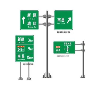 China Square Made In China Traffic Signage Traffic Lights Pole for sale